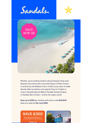 Sandals Resorts - Save Big on Your Island Escape With Sandals Resorts 🏝️