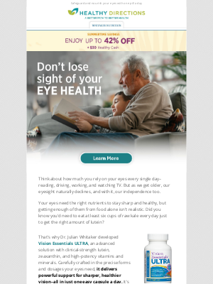 Healthy Directions - Combat eye aging with up to 42% OFF!