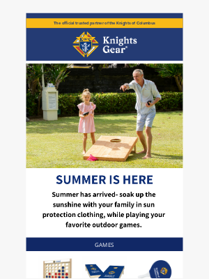 KnightsGear - Summer is Here!