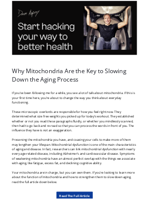 BULLETPROOF Inc - Mitochondria: The Key to Slowing Down Aging