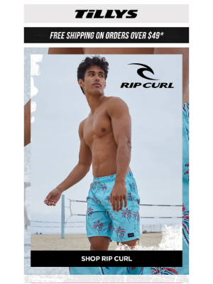 Tillys - RIP CURL Tees and Trunks + Enter for a Chance to Win a VIP Rip Curl WSL Finals Experience 🏄