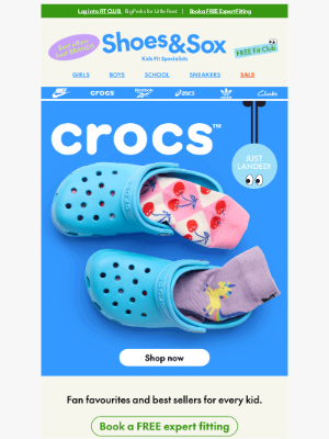 Shoes & Sox (Australia) - Crocs just landed!