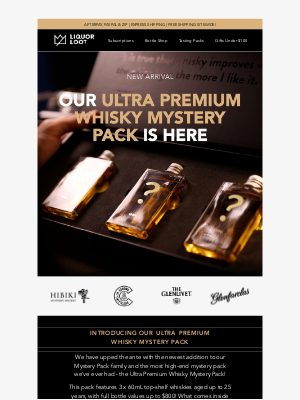 Whisky Loot - NEW: Ultra Premium Whisky Mystery Pack 🥃❓