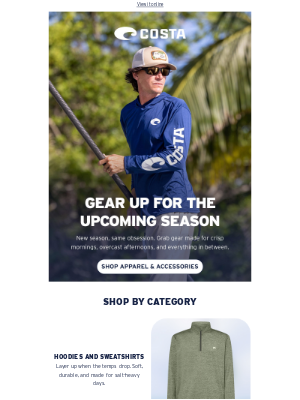 Costa Sunglasses - Stay sharp when the weather turn