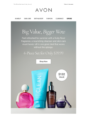 Avon - Save $90+ on 4 Beauty Must-Haves