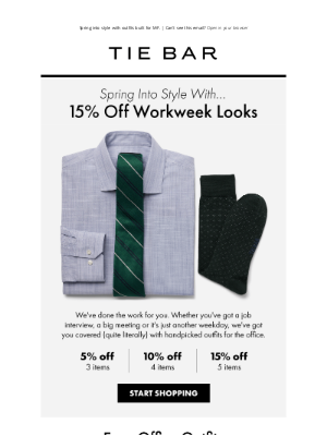 The Tie Bar - Work Looks (Now 15% Off)