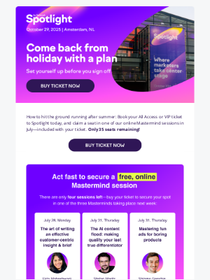 SEMrush - Ease your way back from summer vacation