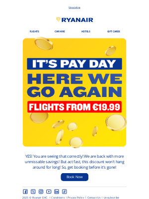 Ryanair - Don’t regret it, book it
