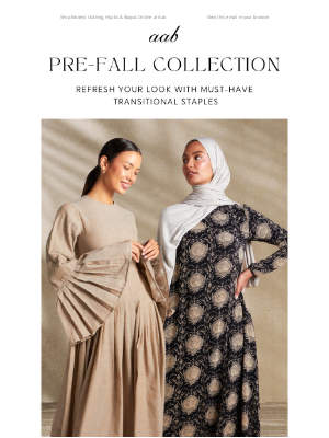 Pre-Fall Collection Now Live