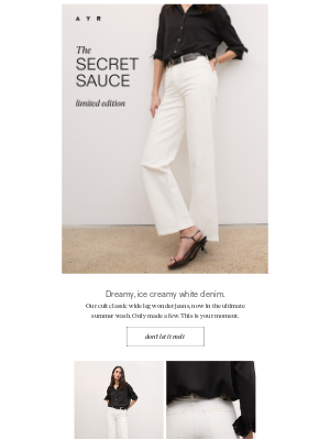 AYR - LIMITED EDITION SECRET SAUCE JEAN
