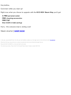Thane (United Kingdom) - Clean, Cool & Save - Limited Time Only ⏰