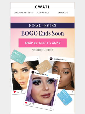 SWATI Cosmetics - This Ends In 48 Hours And You’ll Regret Missing It