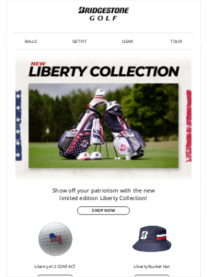 Bridgestone Golf - NEW PRODUCTS || The Liberty Collection