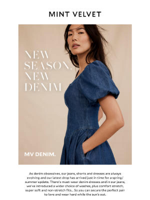 Mint Velvet (United Kingdom) - New season, new denim