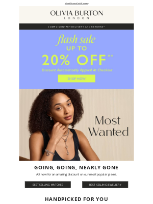 Olivia Burton - BEST SELLERS | Up to 20% off