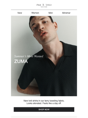 rag & bone - Most Wanted: Zuma Knit Shirts