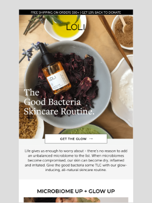 LOLI - The Good Bacteria Skincare Routine