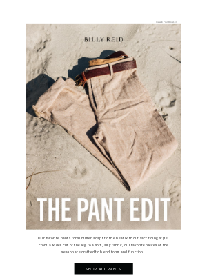 Billy Reid - The Pant Edit