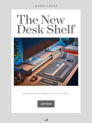 Grovemade - The New Desk Shelf