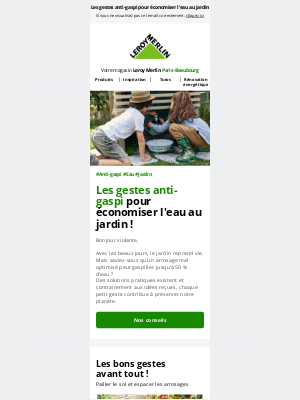 Leroy Merlin (France) - Faites du bien à votre jardin... et à la planète. 🌍