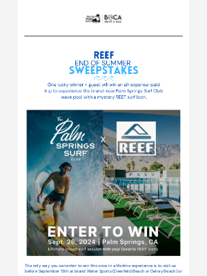 Win a Surf Trip to Palm Springs Wave Park! 🌴