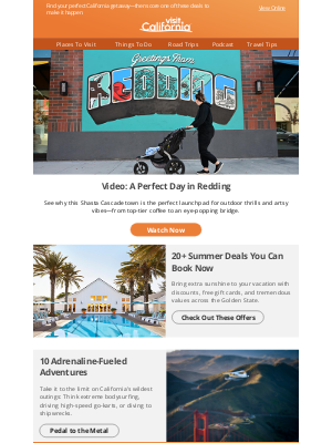 Visit California - ⛰️See How Redding Does Northern California Bliss
