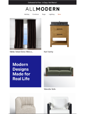 AllModern - beds starting at $495 →