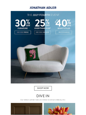 Jonathan Adler - Our Chicest Summer Décor Yet