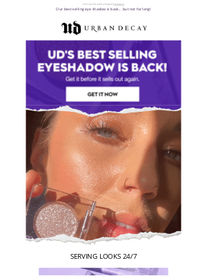 Urban Decay (UK) - Back by popular demand