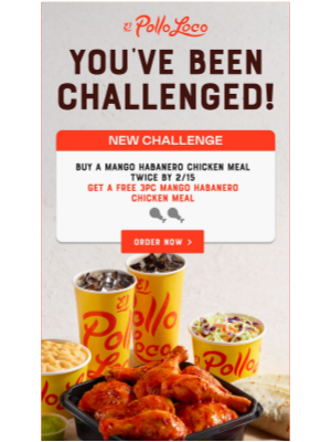 El Pollo Loco - This way to a Free 3pc Mango Habanero Meal ➡️