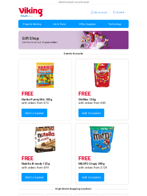 Viking Direct (United Kingdom) - 🎁 Choose your gift