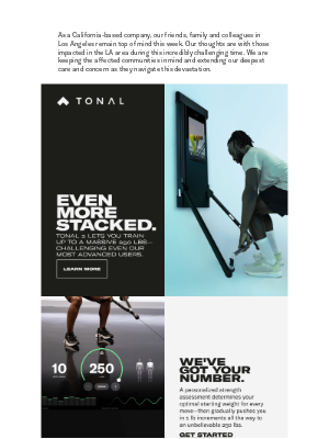 TONAL - New Tonal 2 challenges you up to an incredible 250lbs.