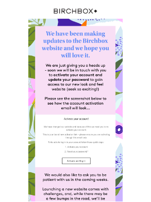 Birchbox UK - A new website is coming 🚀