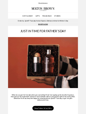 Molton Brown USA - Father’s Day Is Almost Here