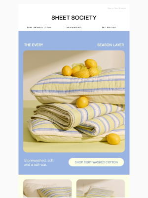 Sheet Society (Australia) - The sell-out layer your bed needs 🛏️