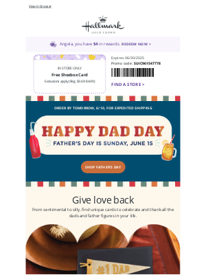 Hallmark - Your FREE card for June! 🤗