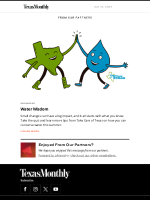 Texas Monthly - How Well Do You Water?