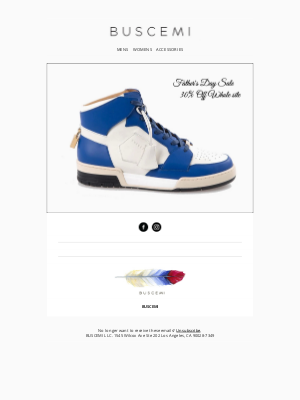 BUSCEMI - Father's Day Sale 30% Off