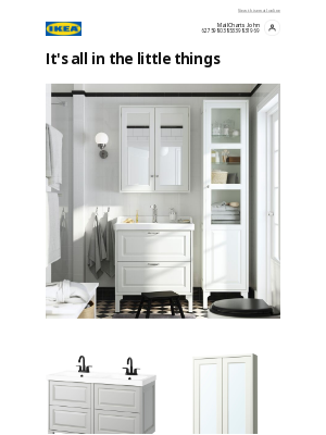 IKEA - MailCharts, bathroom goals start here