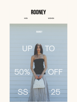 Rooney Shop - SS25 STYLES UP TO 50% OFF