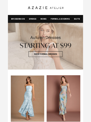 AZAZIE - Dresses starting at $99 😱