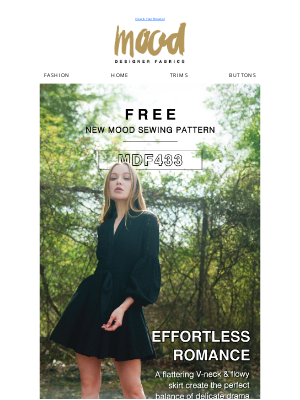 Mood Fabrics - New FREE Pattern | The Taos Dress
