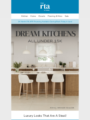 The RTA Store - BLACK FRIDAY: These Luxury Kitchens are ALL Under 15K Out the Door!