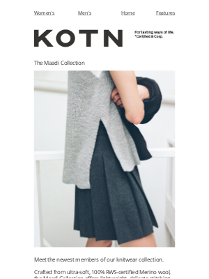 Kotn - New-In Knitwear