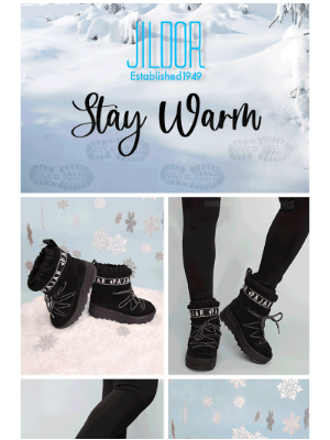 Jildor Shoes - Keep Warm this Weekend ❄️🥶