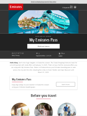 Emirates - Don’t miss exciting offers in Dubai this season