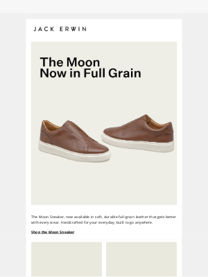 Jack Erwin - The Moon: Now in Luxe Leather