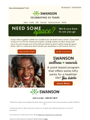 Swanson Health Products - Don’t be a stranger—open this email to stay on our list