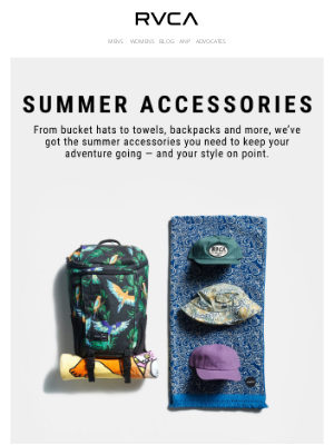 RVCA - Summer Refresh | New Accessories