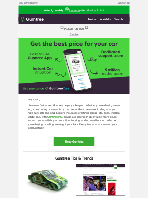 Gumtree Australia - Joann, Unlock latest insights and trends at Gumtree !!!!